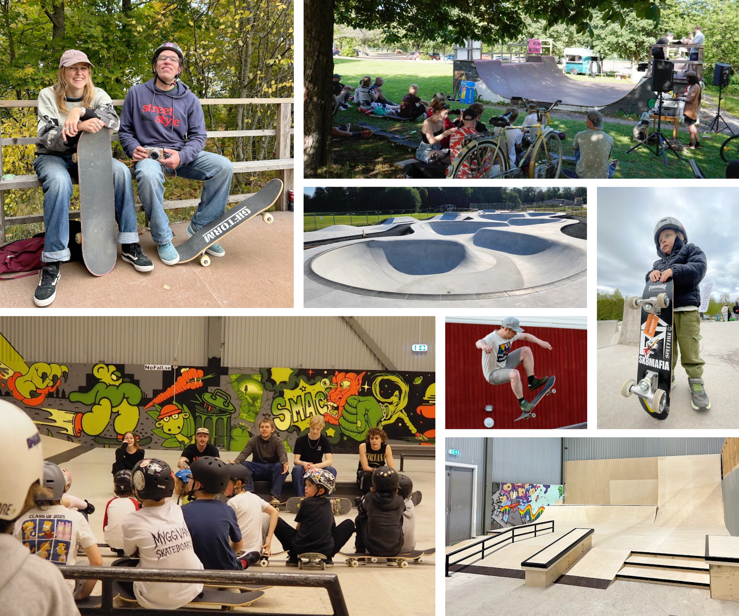 Skateboardåkare, föreningsliv och gemenskap i Dalarna